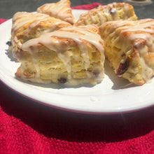 Load image into Gallery viewer, Lemon Hibiscus, Orange Ginger Cranberry SCONES  (custom flavors--Special Event Orders Only)
