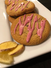 Load image into Gallery viewer, Lemon-Ginger Hibiscus Cookies (bite sized)
